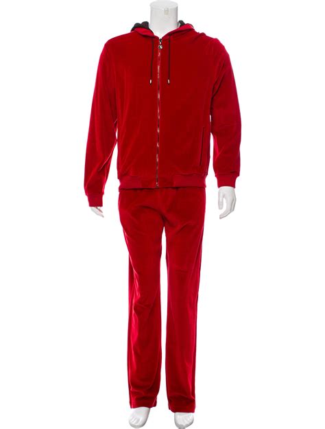 versace 2 piece sweat suit|gianni Versace suits for men.